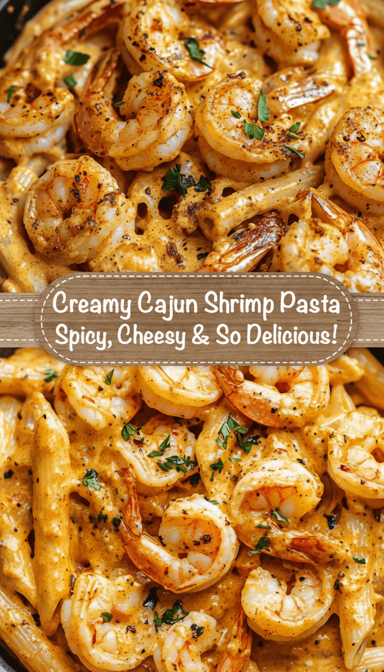 Creamy Cajun Shrimp Pasta – Recipe Delight