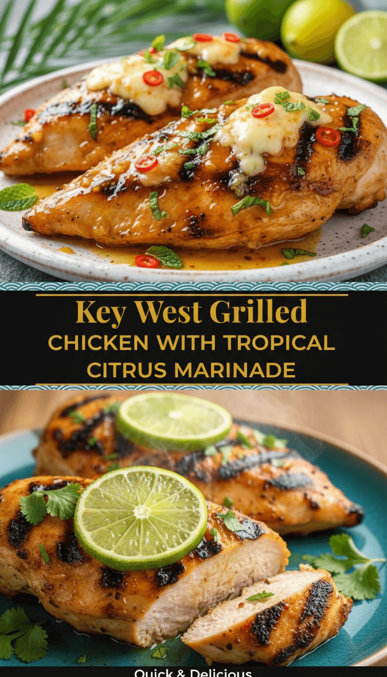 Chicken Key Key West Grilled Chicken with Tropical Citrus Marinade – Recipe Delight